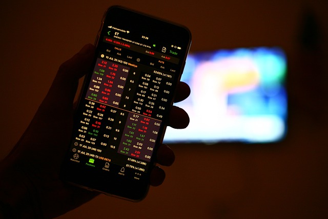 An image featuring a smartphone displaying a user-friendly forex trading app