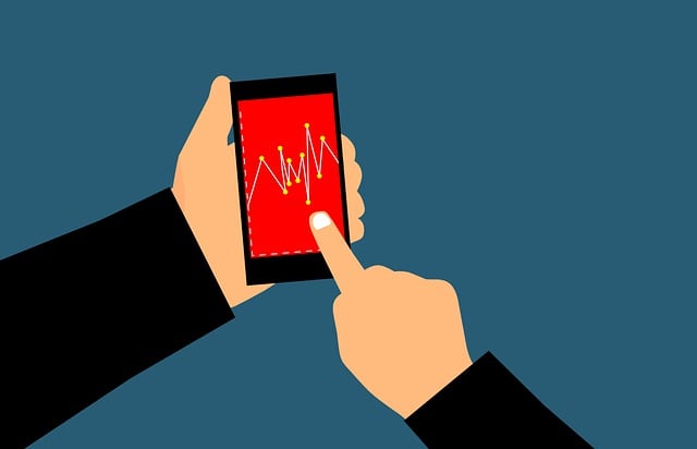 An image featuring a skilled forex trader surrounded by advanced trading charts and tools on a sleek smartphone screen