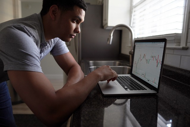 An image showcasing a skilled trader, confidently analyzing forex charts with precision, surrounded by advanced trading tools and indicators