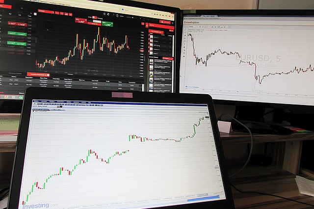 An image showcasing a skilled forex trader analyzing market trends, using stop-loss orders, setting profit targets, and employing proper position sizing to manage risk effectively